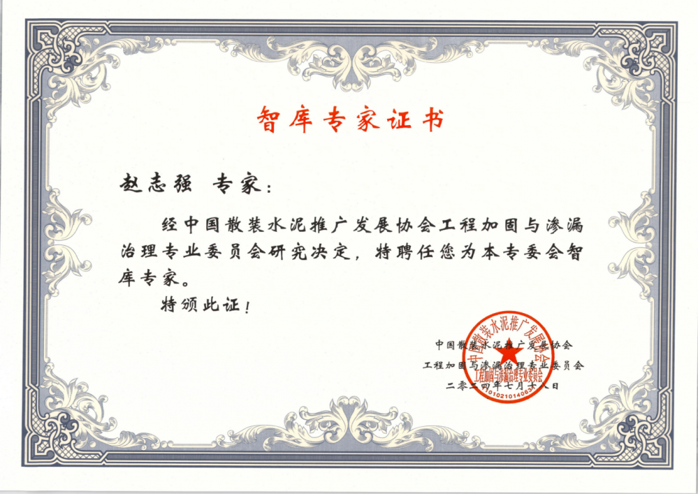 2024年智库专家证书